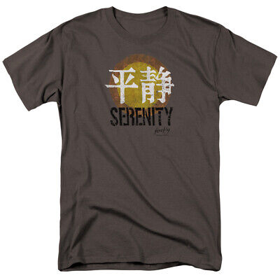 Firefly Serenity Logo T Shirt Licensed Sci-Fi Alien TV Show Tee New Charcoal • 17.49€