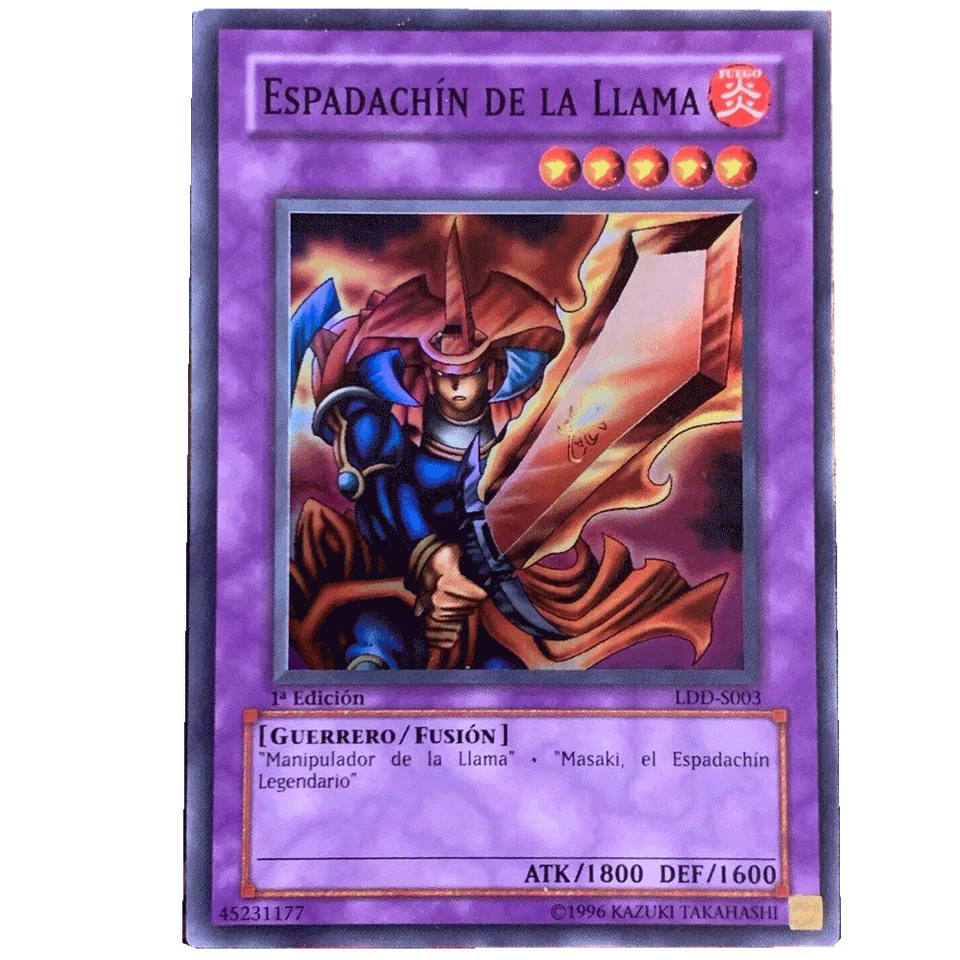 Espadachin de la Llama LDD-S003 Super Rare 1st Edition Spanish - Image 1 of 1