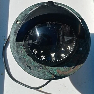 Vintage E.S. Ritchie & Sons Inc Marine Compass FN-44 NICE - Picture 1 of 2