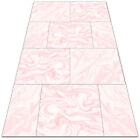 Printed Vinyl Floor Runner Rug Mat Carpet Hallway Kitchen 100x150 marble tile