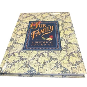 Our Family A Historical Journal Photo Fill in Scrapbook Page Nelson 1990 NEW VTG - Picture 1 of 13