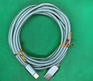 3 x Braided USB C Type-C Fast Charging Data SYNC Charger Cable 1/3/6/10 FT LONG - Picture 1 of 48
