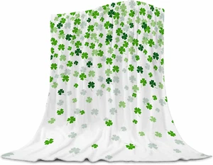 St.Patrick'S Day Blanket Flannel Throw Blankets for Kids for Women Super Soft Fl - Picture 1 of 20