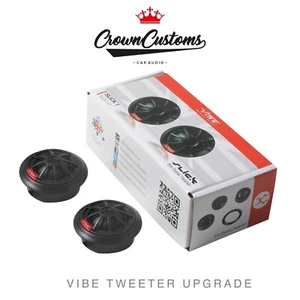 VIBE SLICK TWEETER 200 WATTS EASY UPGRADE DIRECT FITMENT CAR AUDIO SPEAKER - Picture 1 of 9