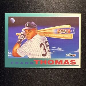 1992 Fleer-Time Bomb #712 Frank Thomas/White Sox/DH/HOF ⚾🐷⚾