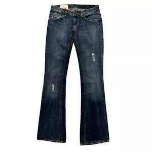 Dondup Low-Rise Wide Leg Jeans w/ Tags, Blue, Size: 25 - Picture 1 of 2