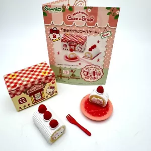 Re-Ment Sanrio Hello Kitty Dessert Cake Shop 3 Brötchen Kuchen Miniatur 2012 - Bild 1 von 13