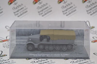 DIE CAST 1/72 TANK "  ZUGKRAFTWAGEN 18 T - FAMO - ABT.201 USSR 1941 " - Immagine 1 di 2