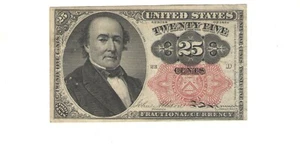 1874 25 Cent Fractional Currency Uncirculated - Picture 1 of 2