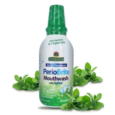 PerioBrite Mouthwash Alcohol Free 16oz Dentist Formulated Healthy Teeth Gums - Image 1 of 4