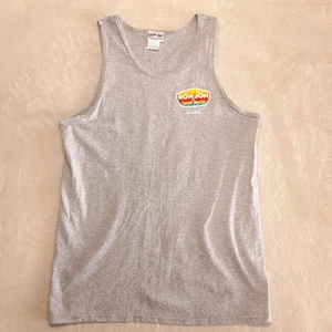 Ron Jon Herren Cross Tank Top Gr.M/Grau/Cozumel Palmenmuster/Surfshop - Bild 1 von 8