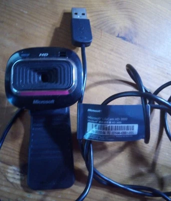 Microsoft LifeCam HD-3000 Business Webcam HD Kamera integrierte Mikrofon - Bild 1 von 4