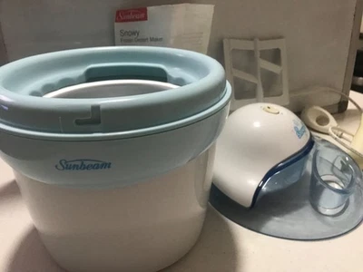 SUNBEAM СНЕЖНЫЙ ЗАМОРОЖЕННЫЙ ПУСТЫНИ ПРОИЗВОДИТЕЛЬ ИНСТРУКЦИЯ БУКЛЕТ GL5400 - Изображение 1 из 4