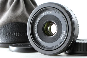 [Top NEUWERTIG] Canon EF 40mm f/2.8 STM Objektiv Macro Pancake Lens schwarz aus JAPAN - Bild 1 von 10