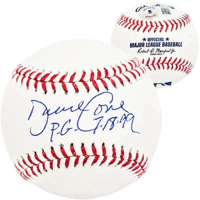 David Cone Signed MLB Baseball New York Yankees "PG 7-18-99" Beckett Wit - Image 1 of 4
