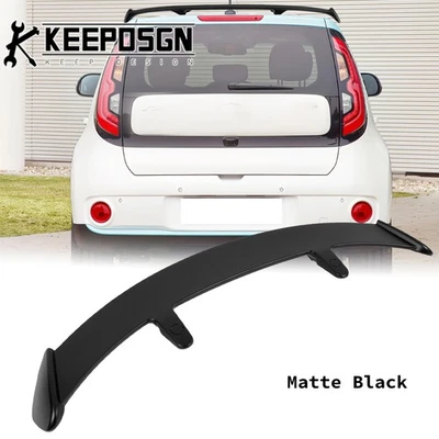 Para Kia Soul SUV PRETO FOSCO 52"" carro porta-malas traseiro teto spoiler asa corrida ABS - Imagem 1 de 4