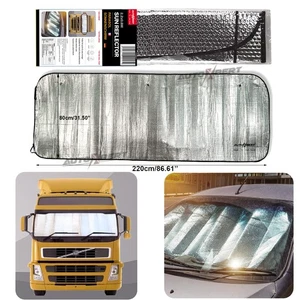 XXXL Sonnenschutz Frontscheibe LKW Wohnmobil Transporter Sonnenblende Fahrerhaus - Bild 1 von 17
