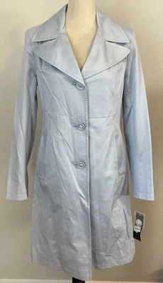 Gabardina DKNY azul claro talla S nueva con etiquetas $180 Foto 1 de 4