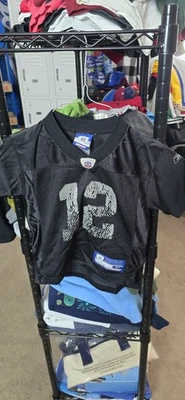 Camiseta deportiva negra de la NFL Rich Gannon Oakland RAIDERS de fútbol americano REEBOK juvenil 3T Foto 1 de 4