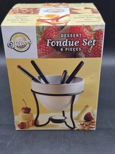 New In Box NIB Wilton Dessert Fondue Set 8 piece set! - Picture 1 of 4