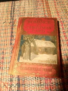 The Romance of Christmas Card 1916 by Kate Douglas Wiggin Rare red cover! 1st ED - Picture 1 of 13