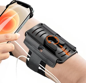 Wristband Phone Holder for Running,Phone Wrist Strap 360° Rotation & GTR1 - Picture 1 of 9