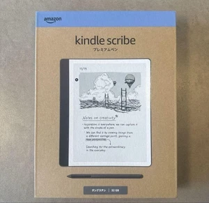 Amazon New Kindle Scribe Notebook with Premium Pen 32GB tungsten (2024) - Picture 1 of 4