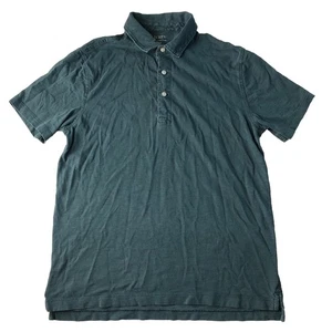 J.Crew Herren Garment Dyed Polo Faded Teal Blue Größe Medium - Bild 1 von 16