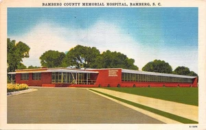 #K1644   BAMBERG,  S.C.   POSTCARD,  PROVIDENCE   BAMBERG MEMORIAL    HOSPITAL - Picture 1 of 2