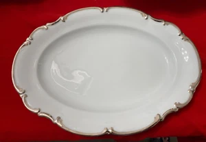 Revere Hutschenreuther Gelb Bavaria Sylvia Platinum 12.5" Oval Serving Platter - Picture 1 of 5