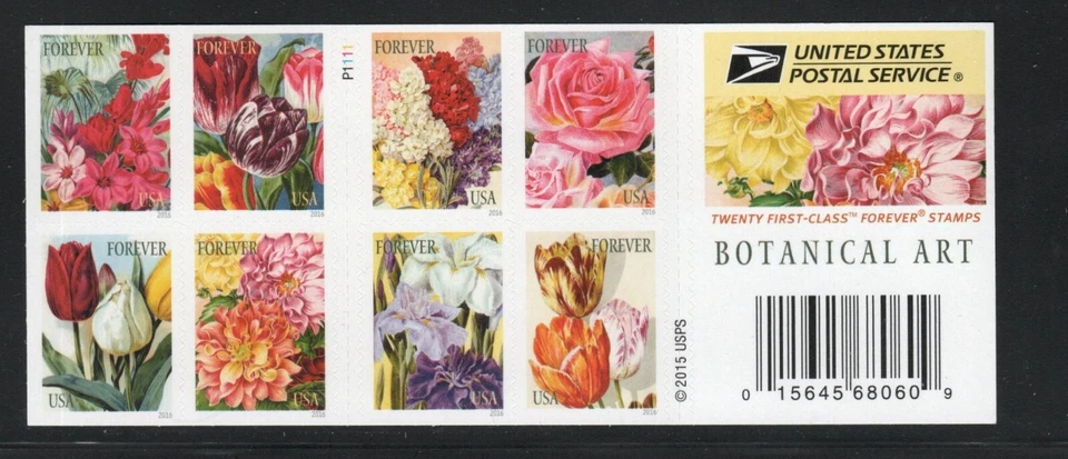 ALLY'S STAMPS Scott #5051c Forever Botanical Art B/P [20] MNH F/VF [BP-47a] - Image 1 of 1