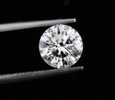 4 Ct Natural D Color Impressive Round Cut Lab Grown CVD Diamond VVS1 Certified - Image 1 of 4