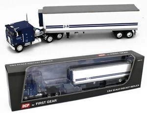 2023 DCP 1:64 *J&R SCHUGEL TRUCKING* Peterbilt 352 COE 110" w/REEFER Trailer NIB - Picture 1 of 4