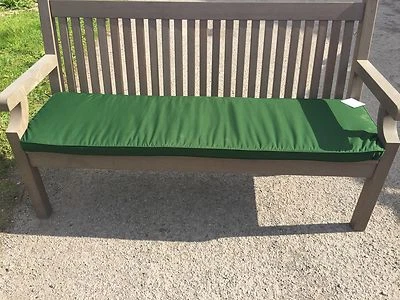 SIMPLY WOOD CUSHION Only - In Green - 3 Seater Bench Thicker Style - !SALE!