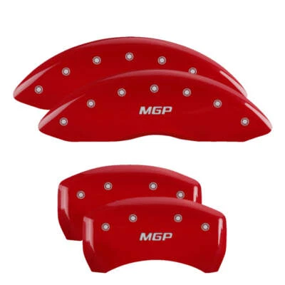 Cubiertas de pinza de freno rojas MGP 34218SMGPRD para GMC Terrain 2018-2024 Foto 1 de 2