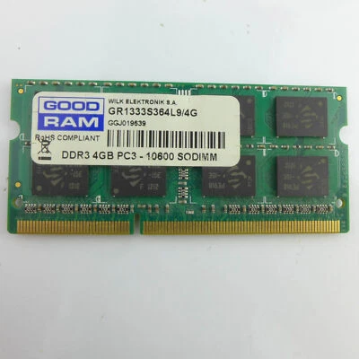 4 GB DDR3 SDRAM PC3-10600 (DDR3-1333) GR1333S364L9/4G Ram Memoria GOOD RAM - Immagine 1 di 3