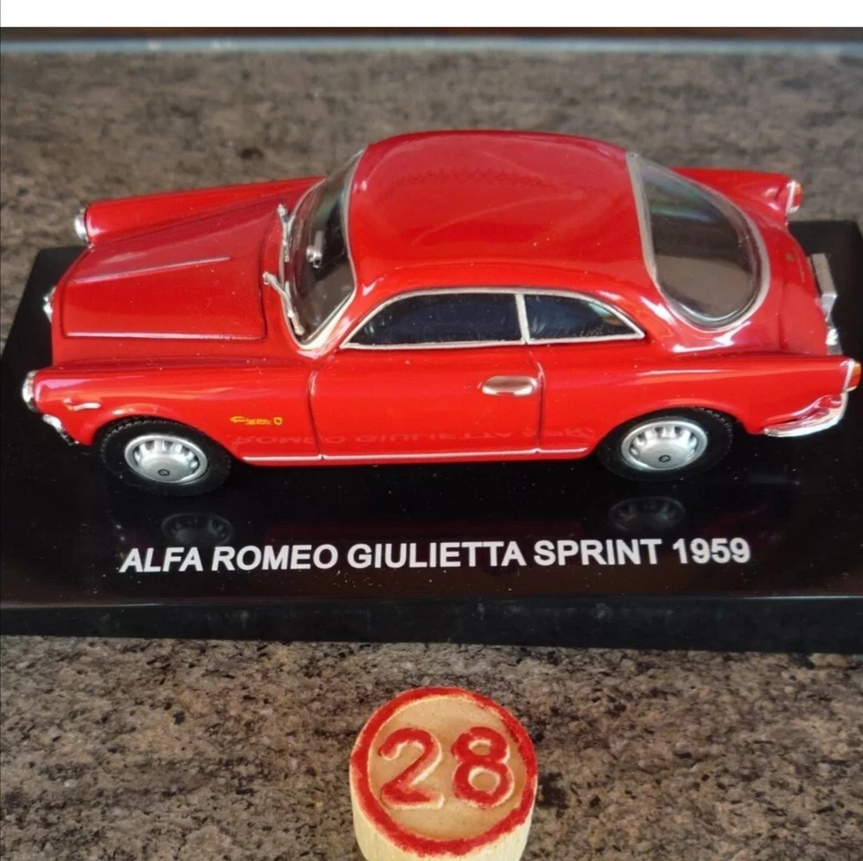 DE AGOSTINI-MODELLINI DI AUTO ITALIANE-1:43-NUOVA ALFA ROMEO GIULIETTA SPRINT  - Immagine 1 di 1