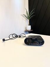 Sony Dream Machine AM/FM Alarm Clock Radio Model ICF-C218 Black Tested