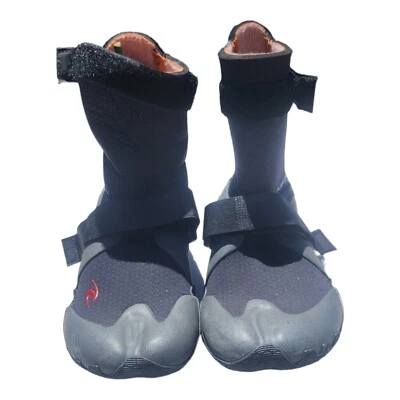 Gebrauchte E5 Flash Bomb Rip Curl Nassanzug Schuhe Größe 4 Jugend - Bild 1 von 4