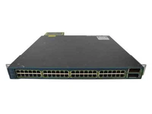 Cisco Switch WS-C3560E-48PD-SF 48Ports PoE 1000Mbits 2Ports X2 10Gbits Managed - Afbeelding 1 van 5