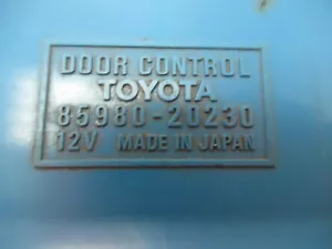 DOOR CONTROL UNIT BOX ECM COMPUTER LOCK UNLOCK ECU BLUE RELAY for 90-93 CELICA - Picture 1 of 6