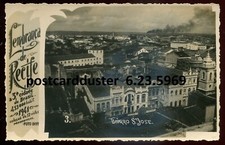 BRAZIL Recife 1940s Bairro Sao Jose. Real Photo Postcard