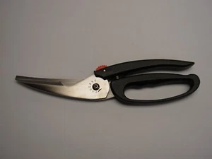 Paderno 10" Scissors Shears Made in Italy Curved Blade Kitchen Bone Poultry Lock - Picture 1 of 4