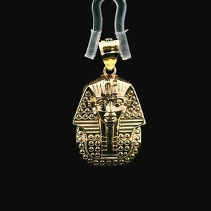 14KT Yellow Gold Egyptian King Tut Pendant – 2.68g - Picture 1 of 10