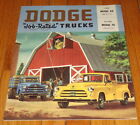 Original 1954 Dodge 1 Ton D6 1 1/2 Ton F6 Truck Sales Brochure Catalog
