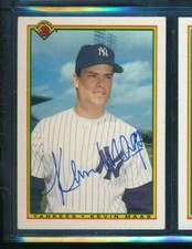 1990 Bowman #440 Kevin Maas signed auto autograph rookie rc swsw6