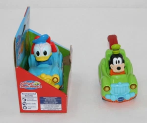 VTech Go! Go! Smart Wheels Disney Donald Duck & Goofy Convertible SUV Toy Music - Picture 1 of 11