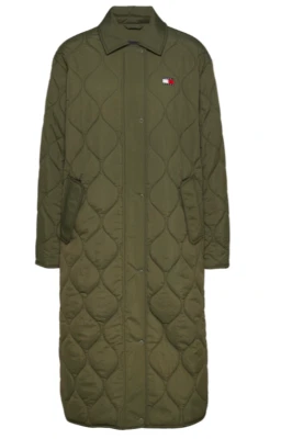 Tommy Jeans ONION QUILT COAT Khaki Gr. XS Damen Steppmantel UVP:229,90€ (S/1595) - Bild 1 von 4