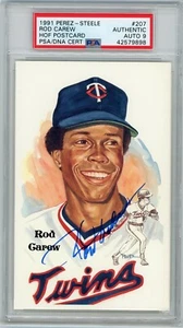 Rod Carew Signed Perez Steele - PSA DNA 9 - Picture 1 of 1