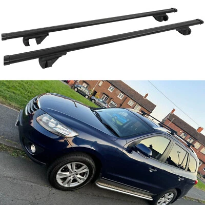 For Hyundai Santa Fe 53" Roof Rack Cross Bar Cargo Kayaks Carrier w/ Side Rails - Image 1 of 4